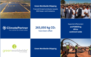 ClimatePartner, Emissions Offsets, emPOWERing Africa, Green Worldwide Shipping, Scope 1, Scope 2, Scope 3, GreenCheck